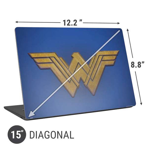 DC Comics Wonder Woman Movie Emblem Universal Laptop 15in (12.2 x 8.8in) Skin